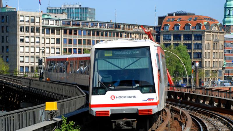 Comfortable public transport in Hamburg
