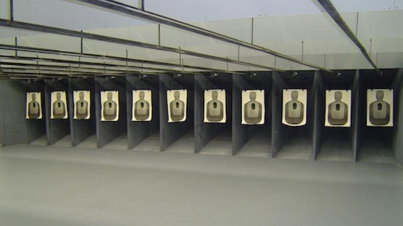 Modern shooting range near Hamburg