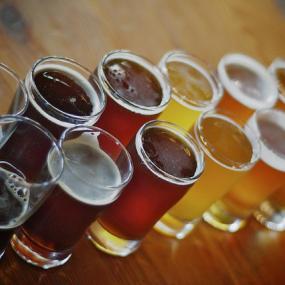 Beer tasting is a matter of course!