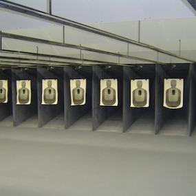 Modern shooting range near Hamburg